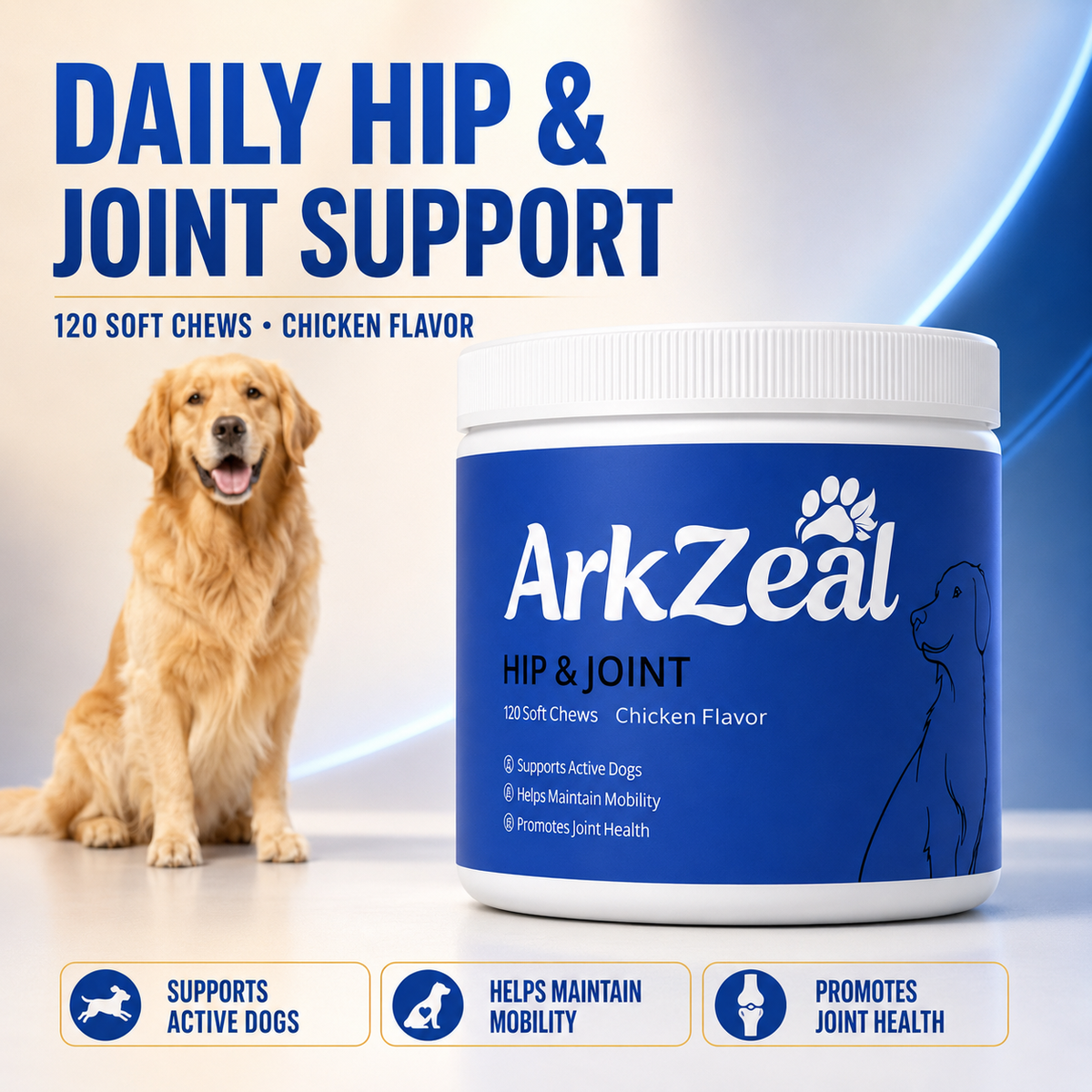 ArkZeal Joint Health Chews for Dogs
